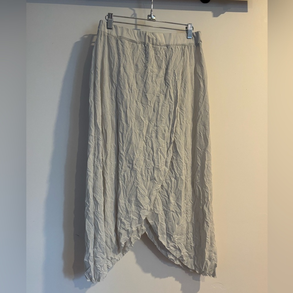 Chalet et Ceci Chalk gray Midi Skirt